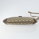 GUCCI GG Supreme Web Sherry Line Bag PVC Beige Gold 904 02 020 Auth BA7124-5