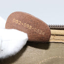 GUCCI GG Supreme Sherry Line Boston Bag PVC Beige Gold 002 098 0534 Auth BA7125-12