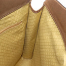 GUCCI GG Supreme Web Sherry Line Hand Bag PVC Beige Auth BA7127-18