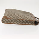 GUCCI GG Supreme Web Sherry Line Hand Bag PVC Beige Auth BA7127-3