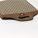 GUCCI GG Supreme Web Sherry Line Hand Bag PVC Beige Auth BA7127-6