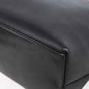 GUCCI Bamboo Shoulder Bag Leather Black Gold 001 3007 Auth BA7130-15