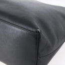 GUCCI Bamboo Shoulder Bag Leather Black Gold 001 3007 Auth BA7130-17