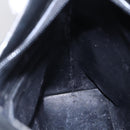 GUCCI Bamboo Shoulder Bag Leather Black Gold 001 3007 Auth BA7130-19