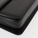 GUCCI Shoulder Bag Leather Black Gold 004 33 0241 Auth BA7133-15