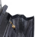 GUCCI Shoulder Bag Leather Black Gold 004 33 0241 Auth BA7133-20