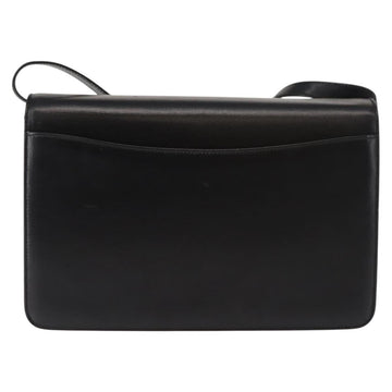 GUCCI Shoulder Bag Leather Black Gold 004 33 0241 Auth BA7133 - 0