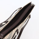 BURBERRY Nova Check Tote Bag Canvas Beige Silver Auth BA7138-6