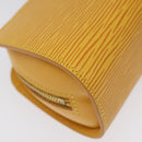 LOUIS VUITTON Epi Dauphine PM Pouch Yellow M48449 LV Auth BA714-16