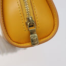 LOUIS VUITTON Epi Dauphine PM Pouch Yellow M48449 LV Auth BA714-8