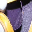 LOUIS VUITTON Epi Dauphine PM Pouch Yellow M48449 LV Auth BA714-10