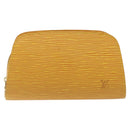 LOUIS VUITTON Epi Dauphine PM Pouch Yellow M48449 LV Auth BA714-13