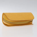 LOUIS VUITTON Epi Dauphine PM Pouch Yellow M48449 LV Auth BA714-5