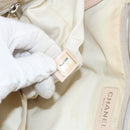 CHANEL New Travel Line Tote Bag Nylon Beige Gold CC Auth BA7141-12