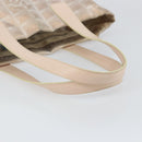 CHANEL New Travel Line Tote Bag Nylon Beige Gold CC Auth BA7141-7