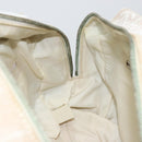 CHANEL New Travel Line Hand Bag Nylon Beige CC Auth BA7142-21