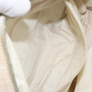 CHANEL New Travel Line Hand Bag Nylon Beige CC Auth BA7142-23