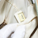 CHANEL New Travel Line Hand Bag Nylon Beige CC Auth BA7142-12