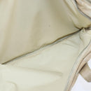 CHANEL New Travel Line Hand Bag Nylon 2way Beige Silver CC Auth BA7143-22