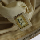 CHANEL New Travel Line Hand Bag Nylon 2way Beige Silver CC Auth BA7143-11