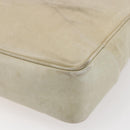 CHANEL Shoulder Bag Leather Beige Gold CC Auth BA7146-15