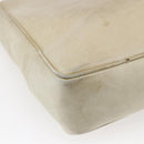 CHANEL Shoulder Bag Leather Beige Gold CC Auth BA7146-16