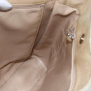 CHANEL Shoulder Bag Leather Beige Gold CC Auth BA7146-19