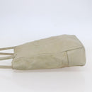 CHANEL Shoulder Bag Leather Beige Gold CC Auth BA7146-3