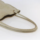 CHANEL Shoulder Bag Leather Beige Gold CC Auth BA7146-7