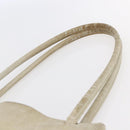 CHANEL Shoulder Bag Leather Beige Gold CC Auth BA7146-8