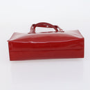 PRADA Tote Bag Leather Nylon 2 Set Red Blue Auth BA7150-15