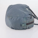 PRADA Tote Bag Leather Nylon 2 Set Red Blue Auth BA7150-4