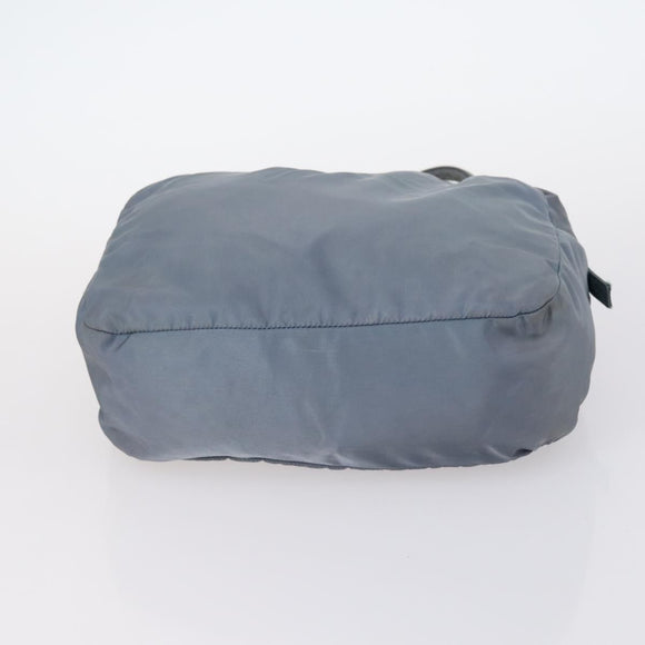 PRADA Tote Bag Leather Nylon 2 Set Red Blue Auth BA7150