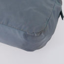 PRADA Tote Bag Leather Nylon 2 Set Red Blue Auth BA7150-8