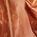 MCM Logogram Vicetos Backpack PVC Leather Brown Gold Auth BA7151-22