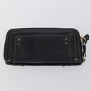 Chloe Hand Bag Leather 2Set Black Silver Auth BA7152-11