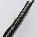 Chloe Hand Bag Leather 2Set Black Silver Auth BA7152-13