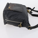 Chloe Hand Bag Leather 2Set Black Silver Auth BA7152-4