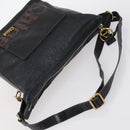 Chloe Hand Bag Leather 2Set Black Silver Auth BA7152-5