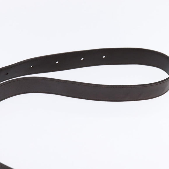 BOTTEGA VENETA INTRECCIATO Shoulder Bag Leather Brown Silver 113092 Auth BA7153