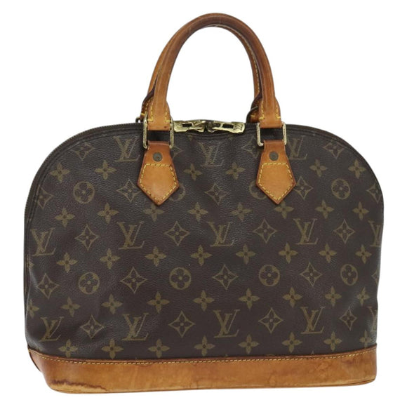 LOUIS VUITTON Monogram Alma Hand Bag M51130 LV Auth BA7155