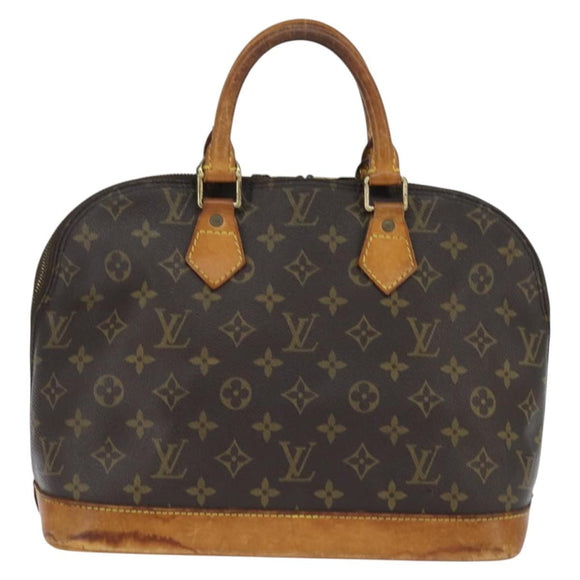 LOUIS VUITTON Monogram Alma Hand Bag M51130 LV Auth BA7155