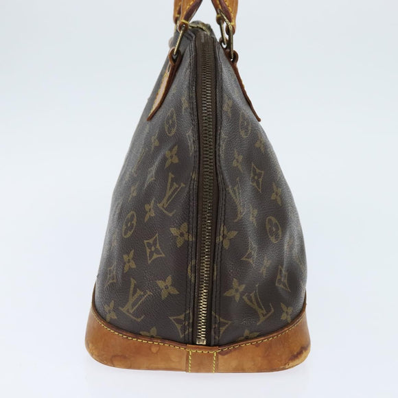 LOUIS VUITTON Monogram Alma Hand Bag M51130 LV Auth BA7155
