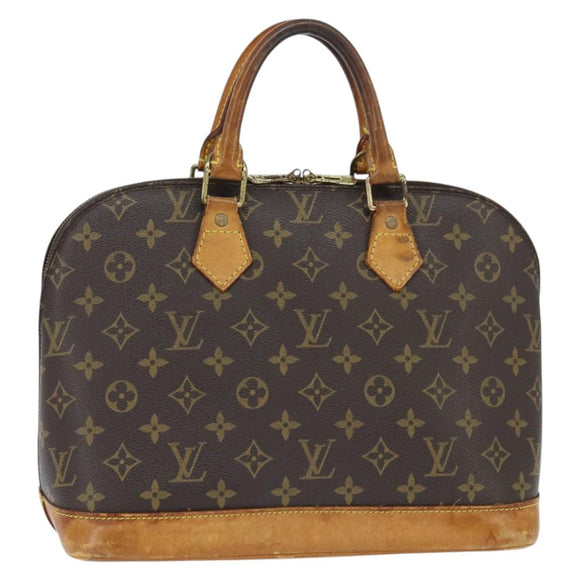 LOUIS VUITTON Monogram Alma Hand Bag M51130 LV Auth BA7156