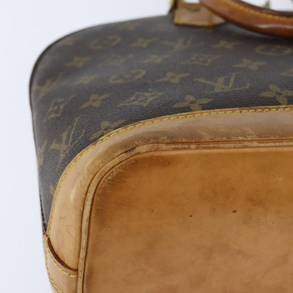 LOUIS VUITTON Monogram Alma Hand Bag M51130 LV Auth BA7156