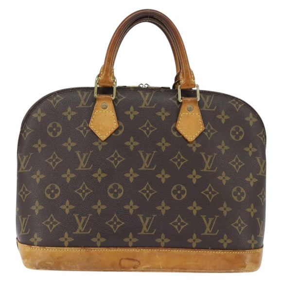LOUIS VUITTON Monogram Alma Hand Bag M51130 LV Auth BA7156