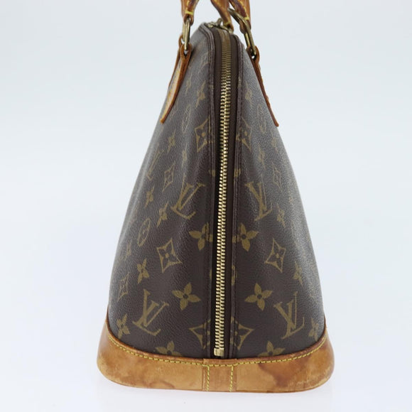 LOUIS VUITTON Monogram Alma Hand Bag M51130 LV Auth BA7156