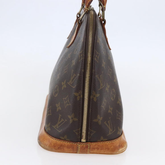 LOUIS VUITTON Monogram Alma Hand Bag M51130 LV Auth BA7157