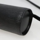 LOUIS VUITTON Epi Soufflot Pouch Black LV Auth BA716-15