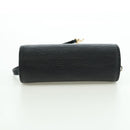 LOUIS VUITTON Epi Soufflot Pouch Black LV Auth BA716-12